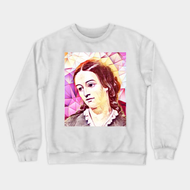 Margaret Fuller Pink Portrait | Margaret Fuller artwork 13 Crewneck Sweatshirt by JustLit